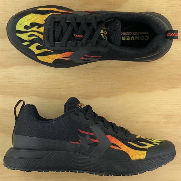 Converse Other - Converse Star Series Run Black Flames Basketball